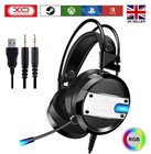 XO Wired over-ear gaming headphones with microphone & LED lighting USB PS4 PC