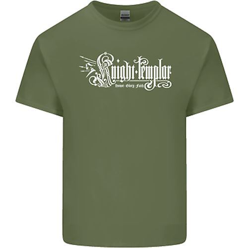 Knights Tempar St Georges Day Crusaders Mens Cotton T-Shirt Tee Top - Picture 22 of 26