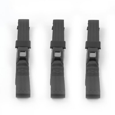 AMC 1958 - 1988  Standard 2pt Charcoal Lap Bench Seat Belt Kit - 3 Belts