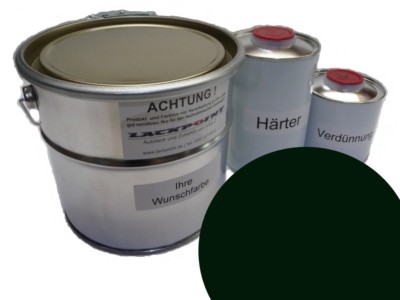 7 Liter Set 2K Autolack 609 British Racing Green kein Klarlack UNI Lackpoint !