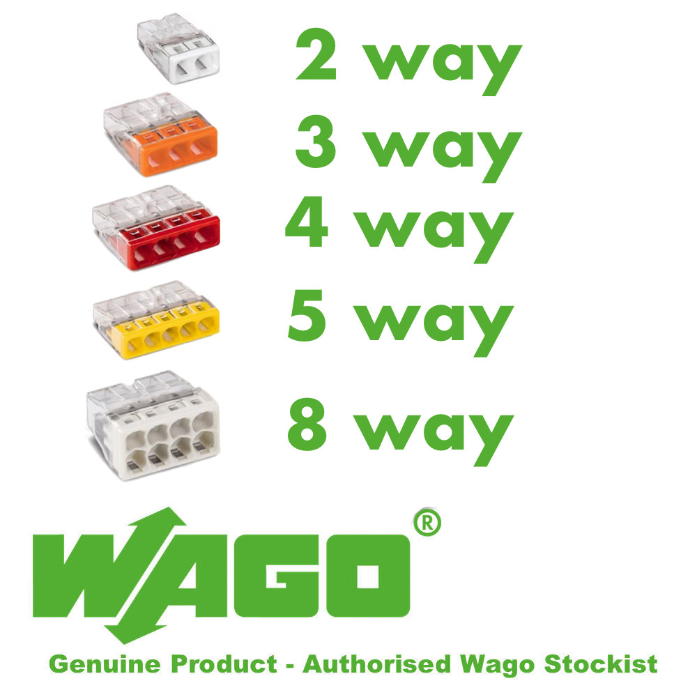 Wago Reusable Lighting Electrical Connector All Series 221 222 224 