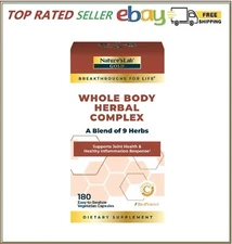 Nature's Lab Whole Body Herbal Complex, 180 Vegetarian Capsules