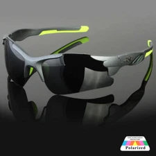 X-Loop Polarized Wrap Sunglasses Mens Sport Fishing Golfing Glasses Tac Lens