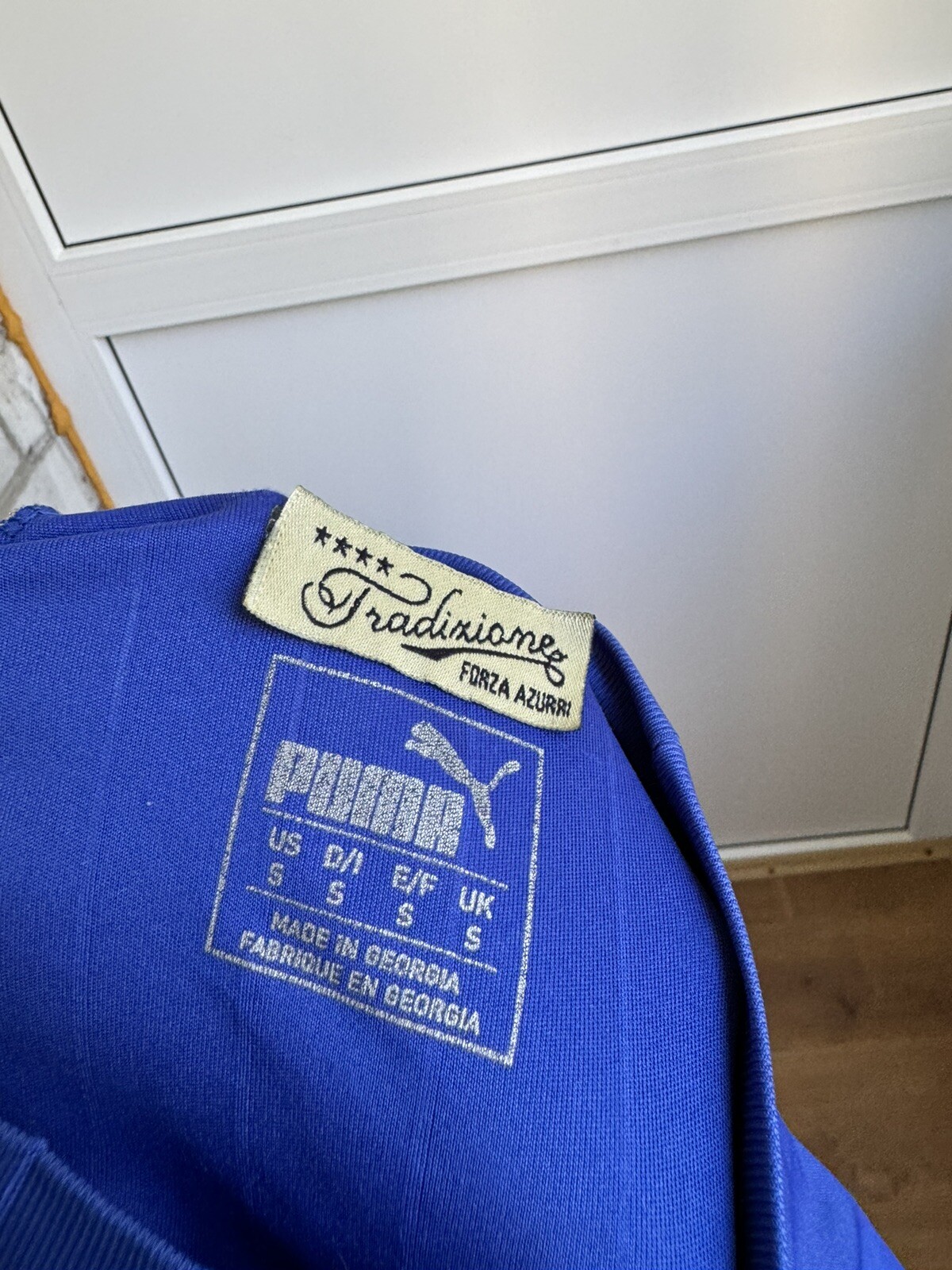 ITALY ITALIA 2016 EURO AWAY FOOTBALL SOCCER SHIRT JERSEY PUMA WHITE MENS SIZE S thumbnail 11