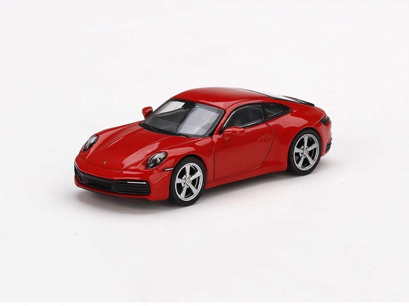 Porsche 911 (992) Carrera S - Red 1:64 Model - True Scale