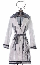 Stunning Save The Queen Monochrome Trench Coat, S(up To 36” Bust), Nwt