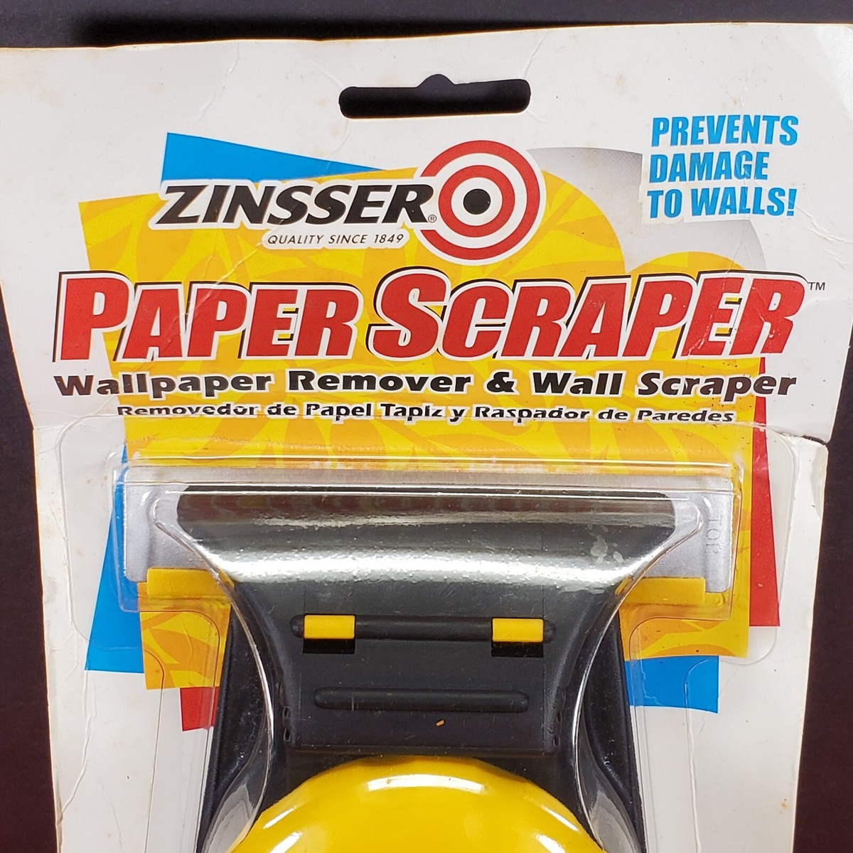 Zinsser Paper Scraper Wallpaper Removal & Wall Scraper Tool #02986