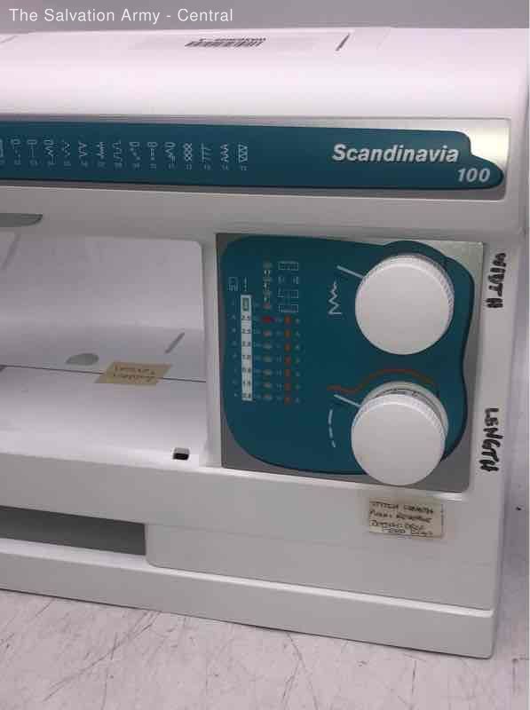 Husqvarna Viking Scandinavia 100 White Electric Household Sewing
