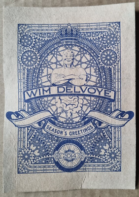 Wim Delvoye - Season´s Greetings. Postkarte.