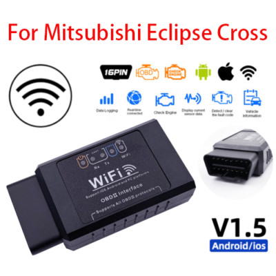 WiFi OBD2 ELM 327 Scanner Tool Android iOS Error Code Reader Fits Eclipse Cross
