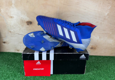 adidas Predator 19.1 FG BB9079 Elite Blau Schuhe Stollen Herren Fußball / Soc...