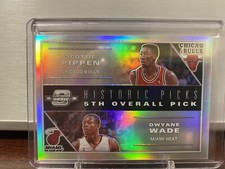 DWAYNE WADE SCOTTIE PIPPEN 2019-20 CONTENDERS OPTIC HISTORIC PICKS Silver🔥