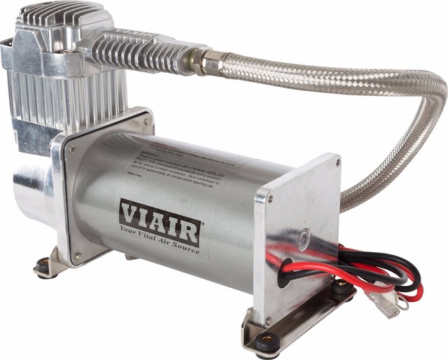 HornBlasters Air Ride Motorcycle Suspension Compressor Kit VIAIR 380C