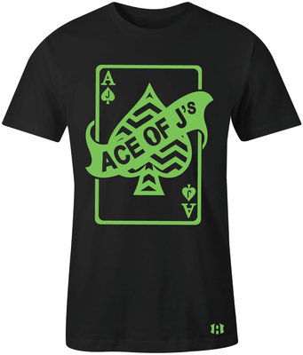 ''ACE OF J's'' T-Shirt to Match Retro 13 ''Black Cat''