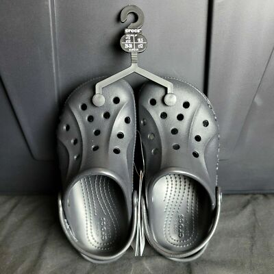 Crocs Baya Clogs Beach Sandals Black 10126-100 Youth Sz J3  display picture 2