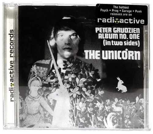 PETER GRUDZIEN The Unicorn M- 2007 Rare OOP CD Reissue Radioactive Folk Psych