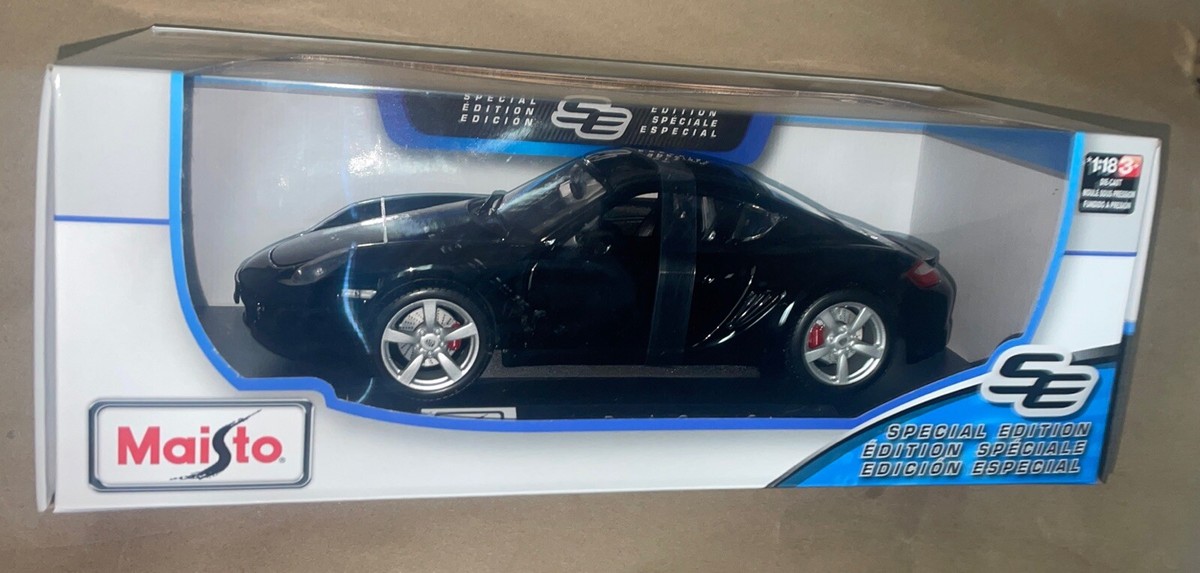 Maisto Porsche Cayman S Black 1/18 Scale Diecast | eBay