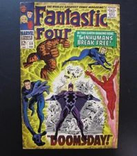 Marvel Comics Group Comic Book Fantastic Four No. 59 Dr. Doom Doomsday 1967