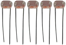 5 Pack Opto Photo Cell Light Sensors, CdS Photoresistors