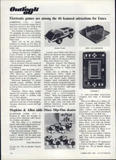 1980 PAPER AD Toy Article Electronic Games Entex Chuck Truck MAC Mini Computer