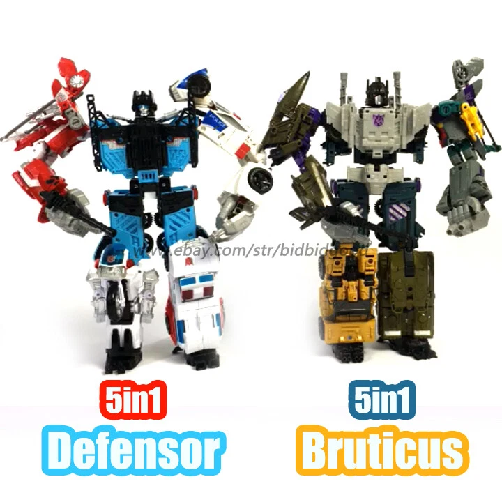 Kinderspielzeug Transformatoren G1 5in1 Bruticus Defensor Autobot IDW Geschenk - Bild 2 von 4