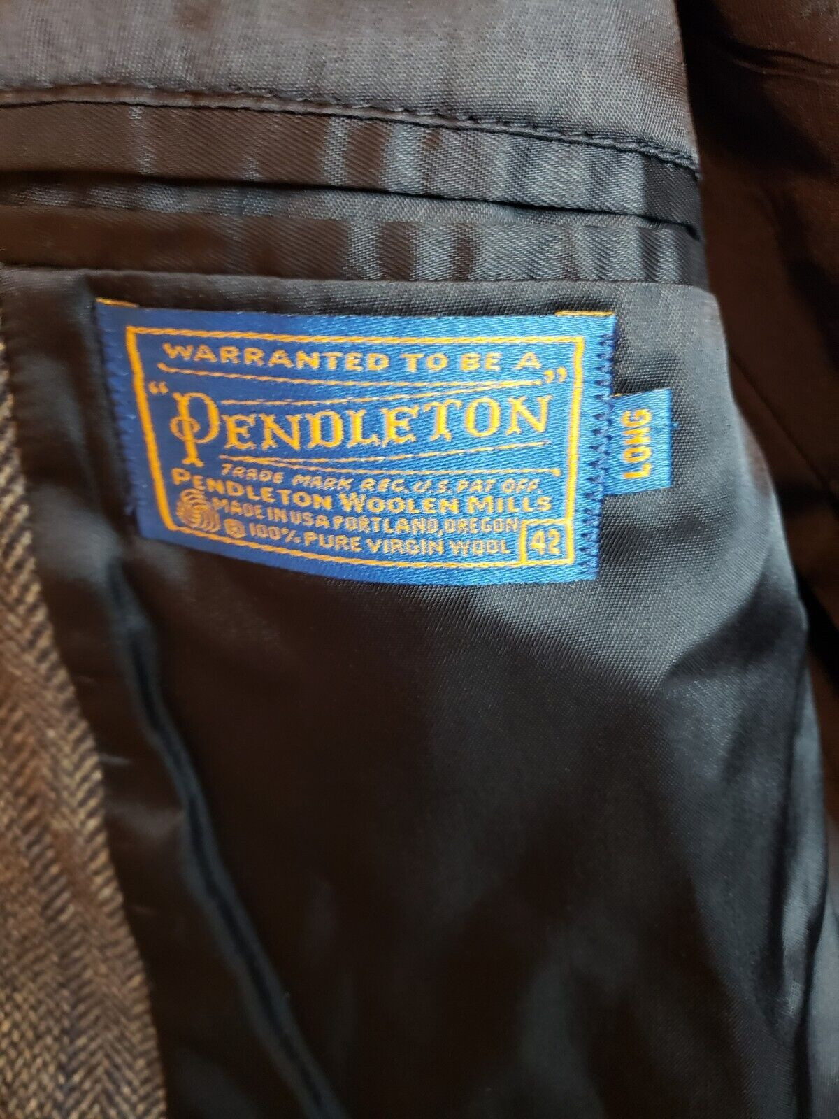 Pendleton Virgin Wool Tweed Herringbone Blazer Ja… - image 6