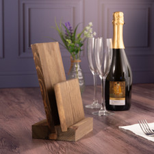 Double Slanted Menu Holder for Bars, Pubs, and Restaurants