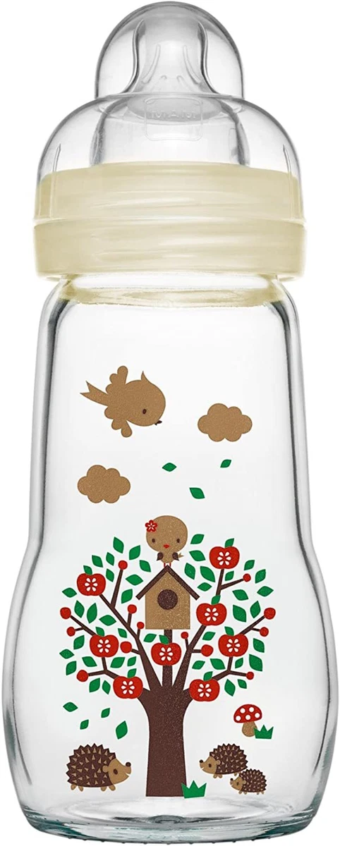 MAM Feel Good Glass Bottle Pack of 1 1 x 260 ml MAM Bottle with
