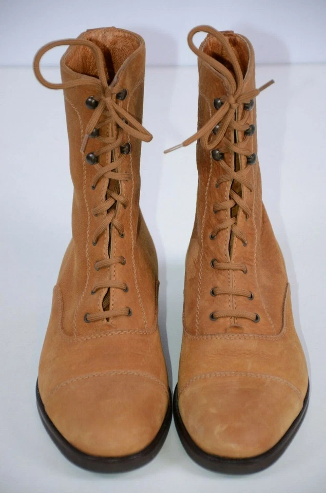 Botas Russell & Bromley London para mujer con puntera y cordones talla 37 marrón 6,5-7 EE. UU.  Foto 2 de 4