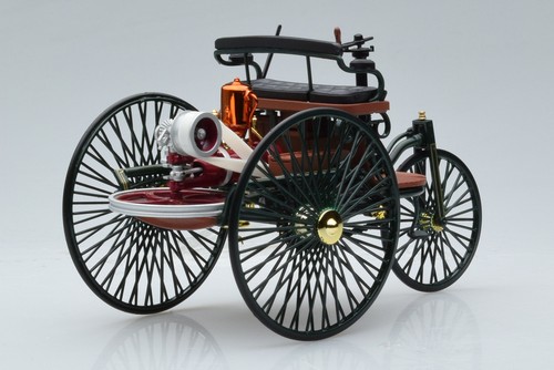 183701 Mercedes Patent Motorwagen Green Norev 1/18 - Picture 2 of 6