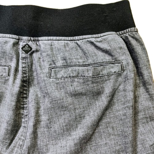 PrAna Breathe Jogger Pants Women’s Size Small Gray Stretch Hemp Blend Elastic... - Picture 7 of 10