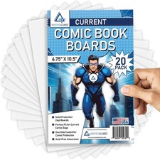 24PT Comic Book Backing Boards - 20 Count, 6....