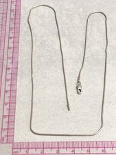 Designer GA Snake Chain 19” Long 9ct 9k 375 White Gold Necklace 4g
