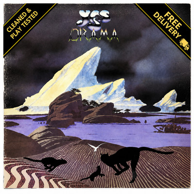 Yes Drama LP UK 1980 First Press Atlantic Gatefold Vinyl VG+ Classic Prog Rock