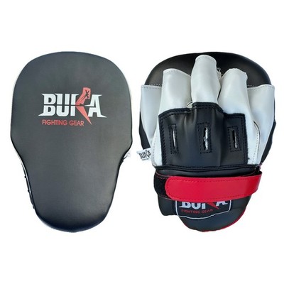 BUKA Focus Pads Boxing Training Mitts MMA Strike Punching Bag Kick Curved Mitts 