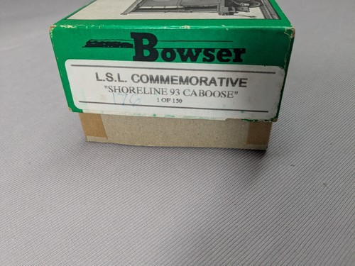 HO scale Bowser SHORELINE 93 L.S.L. Commemorative CABOOSE - Picture 12 of 12