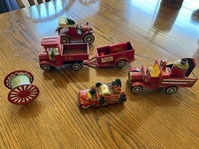 Antique Fire Trucks Model T Set