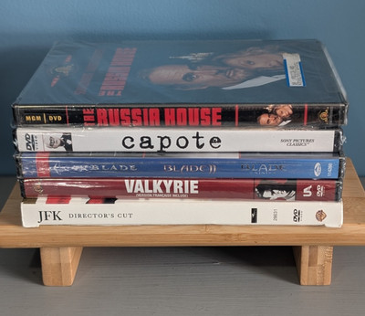 Lot of 5 DVD Russia House Capote Blade Trilogy Valkyrie JFK