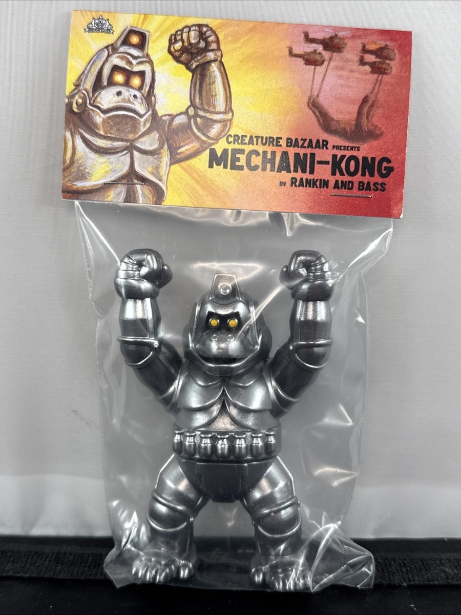 2025 CREATURE BAZAAR 4” MECHANI MECHA KING KONG ESCAPES GODZILLA