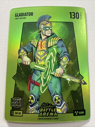 Bo Jackson Battle Arena Gladiator GREEN Glow Roman Anthony RC Case Hit!
