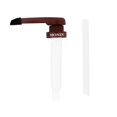 Monin Sauce Pump: 64oz caramel dulce de leche sea salt toffee (light brown)