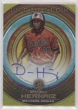 2022 Bowman Inception Prospect Gold Foil 17/50 Darell Hernaiz #PA-DHZ Auto 0n64