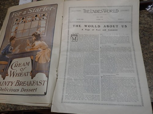 Vintage 1909 und 1911 The Ladies World Magazine S H Moore Company New York - Bild 4 von 8