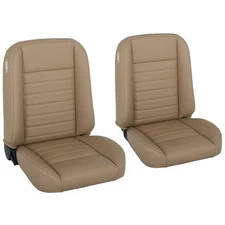 NEW ITEM! Cruiser Classic Universal Bucket Seats from TMI Tan w/Contrast Stitch