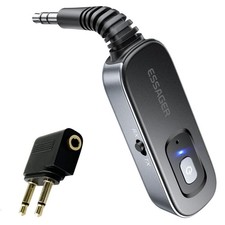 Bluetooth Receiver for Car, Noise Cancelling 3.5mm AUX Bluetooth Car Adapter,...