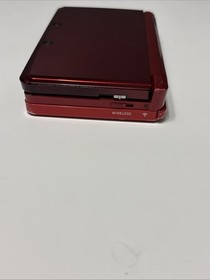 Nintendo 3DS Japanese Version Video Game Console - Flare Red