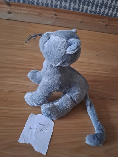 Webkinz Ganz anthrazitfarbene Katze weicher Plüsch nicht mehr produziert Sammlerstück - Bild 2 von 5
