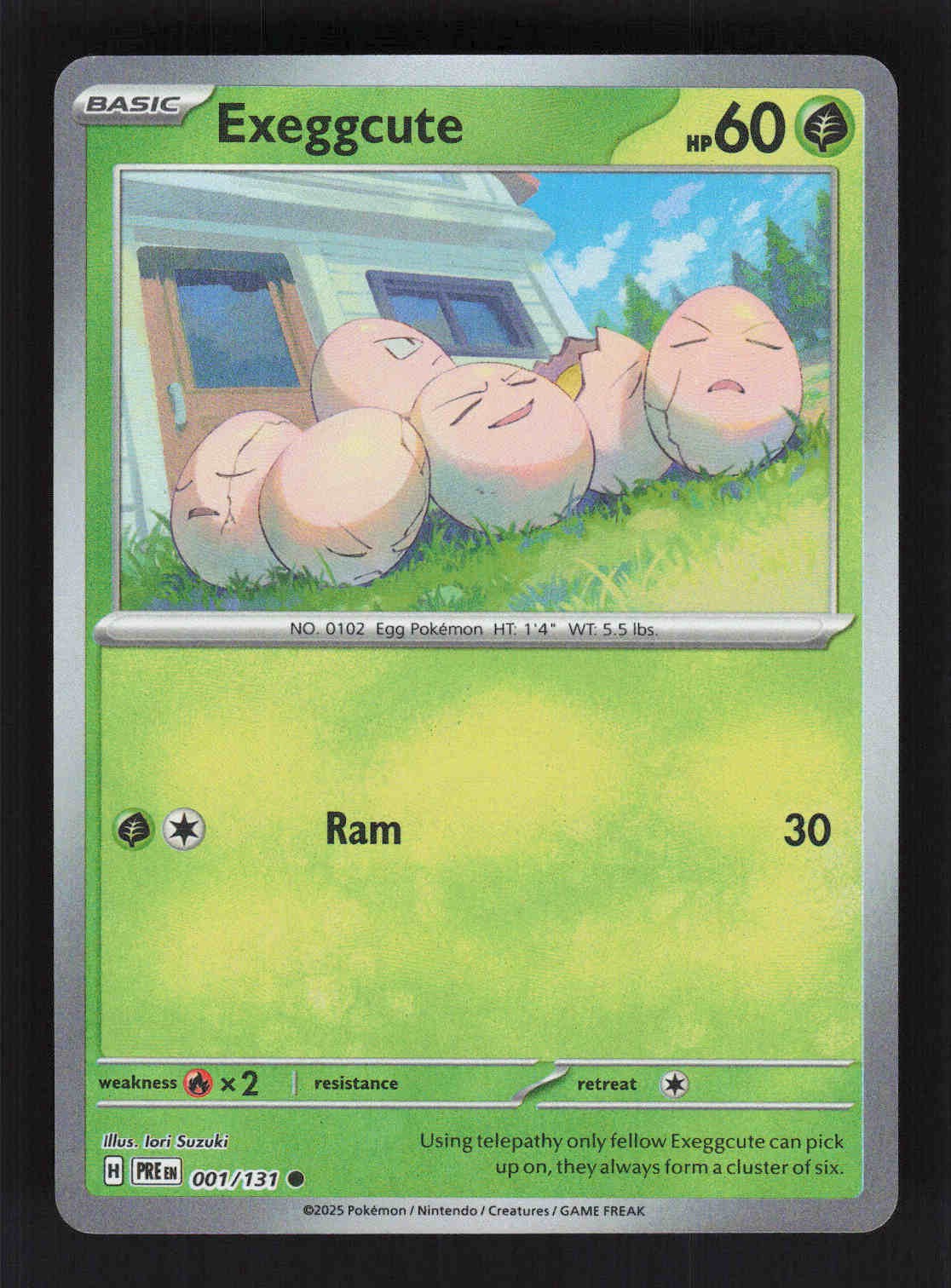 Exeggcute (Poke Ball Pattern) Common SV: Prismatic Evolutions 001/131 NM