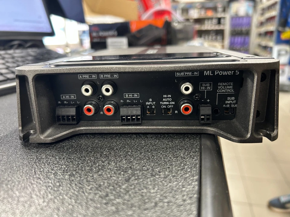 Verstärker Hertz Mille ML POWER 5 D-Klasse Klasse D 5/3 Kanäle 950W RMS - Bild 2 von 4