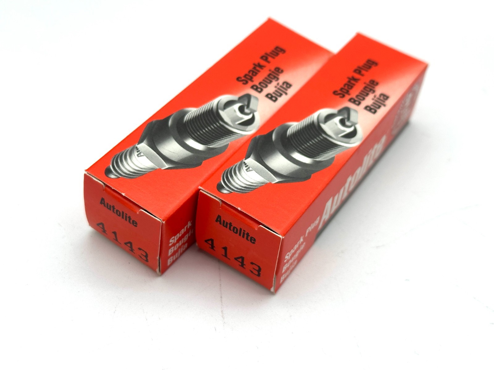 Autolite 4143 Spark Plugs QTY 2 NOS